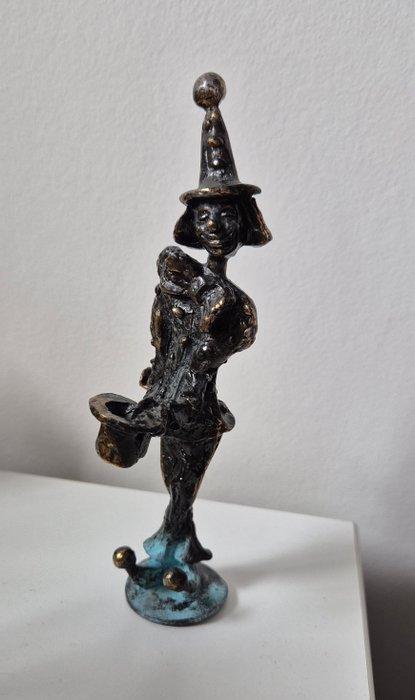 Artihove - Beeldje - Dansende Harlekijn met hoed /, Antiek en Kunst, Curiosa en Brocante