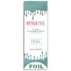 Styletek XL Aluminium Folie - Teal - 200 stuks
