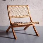 *WOONWINKEL* Kare Design Copacabana Klapstoel Van Rotan, Nieuw, Rotan, Verzenden