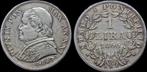 1 lire Vatican City Italy Papal States 1 lira 1868 zilver, Verzenden