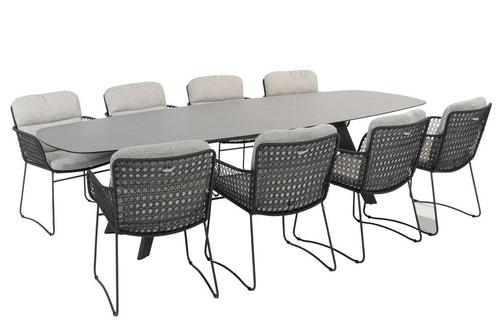 4 Seasons Outdoor Aprilla tuinset antraciet met Montana, Tuin en Terras, Tuinsets en Loungesets, Ophalen of Verzenden