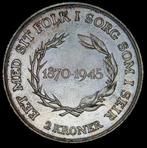 Denemarken. Christian X. 2 Kroner 1945 / Kings 75th, Gestempeld