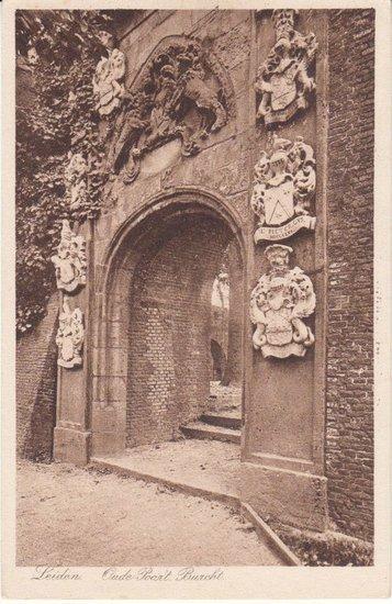 LEIDEN - Oude Poort Burcht, Verzamelen, Ansichtkaarten | Nederland, Verzenden