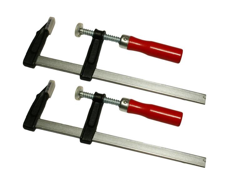 Set van 2 eenvoudige lijmklemmen (50x150 mm), Doe-het-zelf en Verbouw, Gereedschap | Handgereedschap, Nieuw, Ophalen of Verzenden