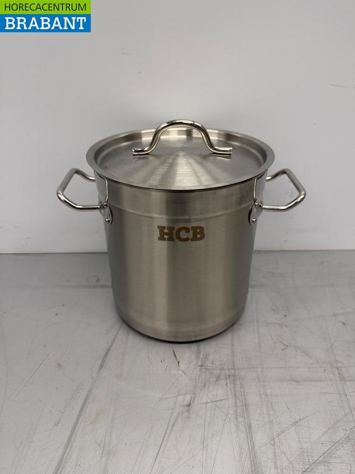 HCB RVS Soeppan Kookpan Pan Inductie 20 x 20 cm 6 liter, Zakelijke goederen, Horeca | Keukenapparatuur, Nieuw zonder verpakking