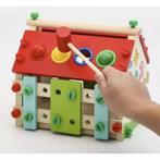 Kruzzel Educatief Houten Huisje: Bouwen, Leren & Spelen!, Ophalen of Verzenden, Nieuw