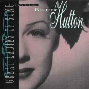 cd - Betty Hutton - Spotlight On ... Great Ladies Of Song, Cd's en Dvd's, Cd's | Overige Cd's, Zo goed als nieuw, Verzenden