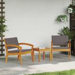 vidaXL Bistroset Bruin 45 x 45 x 38cm Massief acaciahout, Verzenden, Nieuw