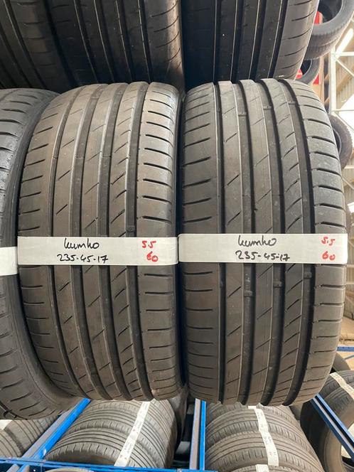 235-45-17 Kumho Zomerbanden 5.5mm Incl Montage 235 45 17, Auto-onderdelen, Banden en Velgen, 17 inch, Zomerbanden, 235 mm, Personenwagen
