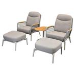 Monza balkonset 5 delig verstelbaar latte rope, Ophalen of Verzenden, Nieuw