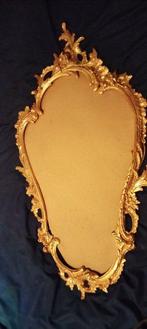 Wandspiegel- Rocco en gesigneerd, 71 cm hoog - Verguld brons