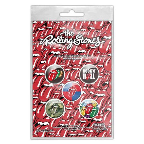 The Rolling Stones Rock N Roll button off. merchandise, Verzamelen, Muziek, Artiesten en Beroemdheden, Kleding, Nieuw, Ophalen of Verzenden