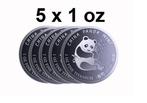 China. 5 x 2026 1 oz Titanium Chinese Panda Round BU (Zonder