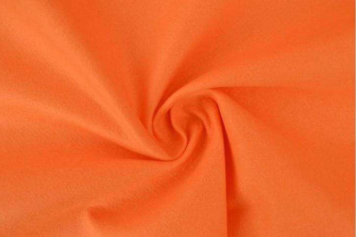 Vilt 3mm dik - Oranje - 90cm breed - Per meter, Hobby en Vrije tijd, Stoffen en Lappen, 120 cm of meer, 200 cm of meer, Oranje
