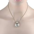 Chopard - Ketting met hanger - 18 karaat Witgoud, Prachtige
