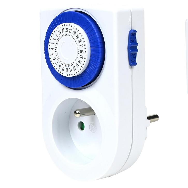 Benson Mechanische tijdklok - Mini - 3500 W - 96 schakelm..., Doe-het-zelf en Verbouw, Elektra en Kabels, Nieuw, Ophalen of Verzenden