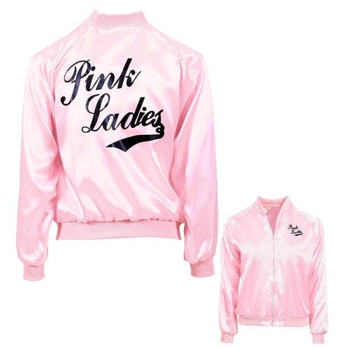 Grease Trainingsjas Roze Dames, Kleding | Dames, Carnavalskleding en Feestkleding, Nieuw, Verzenden