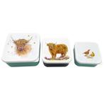 Lunchbox Snackbox - Higland Coo Cow - Schotse Hooglander - S, Ophalen of Verzenden, Nieuw