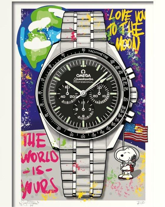 Louis Michel Krüger - SPEEDY FROM THE MOON (3D-Artwork), Antiek en Kunst, Kunst | Designobjecten