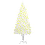 Kunstkerstboom met LED's 210 cm wit