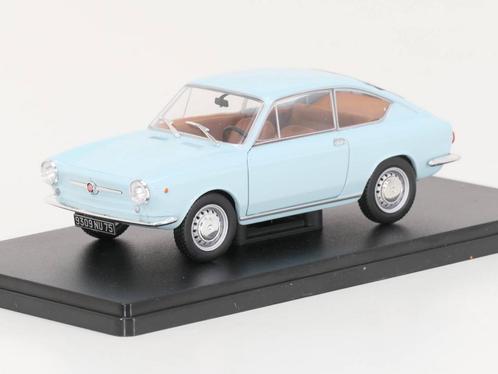 gsdccmag 00024Fiat850blue 1965 Fiat 850 Coupe Light Blue..., Hobby en Vrije tijd, Modelbouw | Figuren en Diorama's, Nieuw, Ophalen of Verzenden