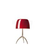 Foscarini Lumiere Tafellamp piccola, champagne/rood - met di, Verzenden, Nieuw