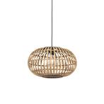 Oosterse hanglamp bamboe 44 cm - Amira, Huis en Inrichting, Lampen | Hanglampen, Nieuw, Oosters, 75 cm of meer