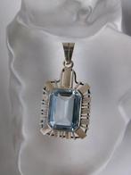 Zilver - Hanger - Art Deco-spinel, Antiek en Kunst