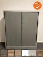 Roldeurkast - Ahrend - 144x120x45cm - Zilvergrijs met grijze, Zakelijke goederen, Kantoor en Winkelinrichting | Kantoormeubilair en Inrichting