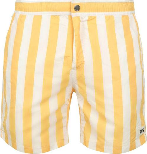 Scotch & Soda Zwembroek Strepen Geel maat XL Heren, Kleding | Heren, Broeken en Pantalons, Geel, Nieuw, Maat 56/58 (XL), Verzenden