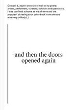 and then the doors opened again 9789493148383, Boeken, Verzenden, Gelezen, David Weber-Krebs