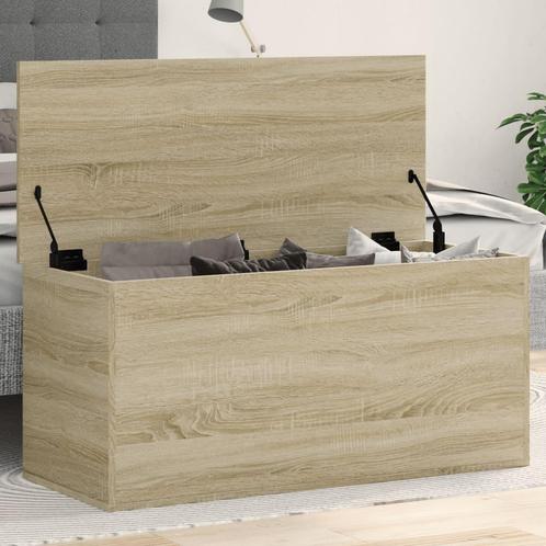 vidaXL Opbergbox 100x42x46 cm bewerkt hout sonoma, Huis en Inrichting, Woonaccessoires | Kisten, Nieuw, Verzenden