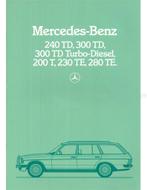 1983 MERCEDES BENZ E KLASSE T BROCHURE NEDERLANDS, Boeken, Nieuw, Author