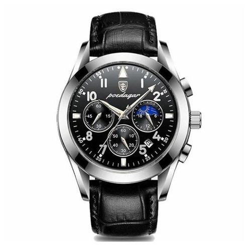 Roestvrij Staal Horloge voor Heren - Lichtgevend Luxe, Sieraden, Tassen en Uiterlijk, Smartwatches, Nieuw, Verzenden