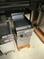 RVS staande Elektrische Bakplaat (glad) Chrome 380V, Ophalen of Verzenden, Gebruikt