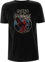 shirts - Queens Of The Stone Age Tshirt Eagle Zwart - Maa..., Verzamelen, Muziek, Artiesten en Beroemdheden, Zo goed als nieuw