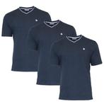 Donnay Donnay Heren - 3-Pack - T-Shirt Jason - Donkerblauw, Kleding | Heren, T-shirts, Verzenden, Nieuw
