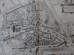 Koper gravure plattegrond Zierikzee, Zirizea, Jan Blaeu 1649, Antiek en Kunst, Kunst | Etsen en Gravures, Verzenden