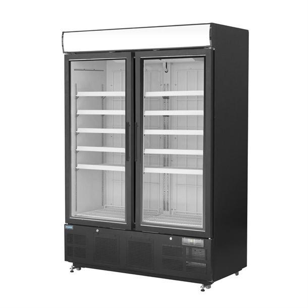 Polar G-Series Staand Display Vriezer 920Ltr Zwart, Zakelijke goederen, Horeca | Keukenapparatuur, Verzenden