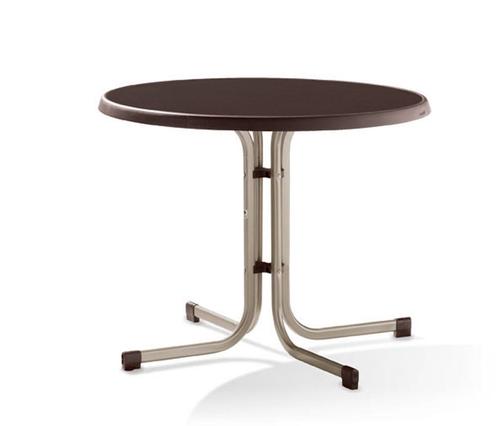 Sieger Boulevard ronde klaptafels stalen buis/Mecalit Pro, Tuin en Terras, Tuintafels, Ophalen of Verzenden