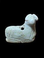 Soemerisch schelp Ram Amulet, Antiek en Kunst