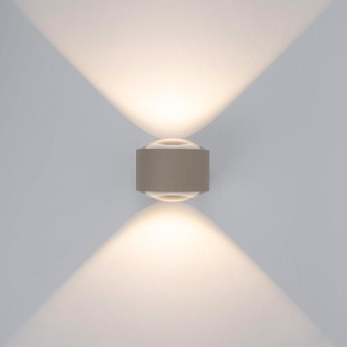 Scope Up&amp;Down Muurlamp Champagne Binnenverlichting, Huis en Inrichting, Lampen | Wandlampen, Nieuw, Overige materialen, Verzenden