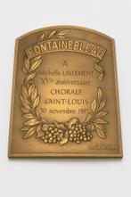 Frankrijk. Plaquette Michelle Lallement à l’occasion du XXVe