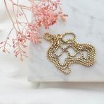 Gouden Venetiaanse schakel ketting | 46 cm (unisex) (unisex), Sieraden, Tassen en Uiterlijk, Kettingen, Ophalen of Verzenden, Gebruikt