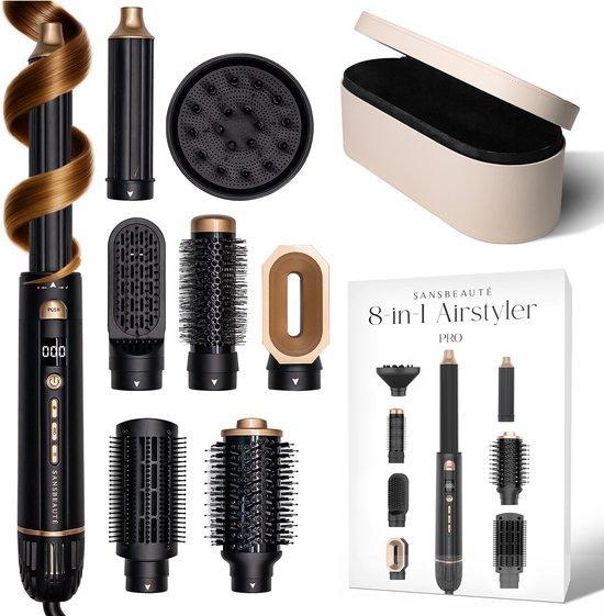 Sansbeauté 8 in 1 airstyler met diffuser, Sieraden, Tassen en Uiterlijk, Uiterlijk | Lichaamsverzorging, Verzenden