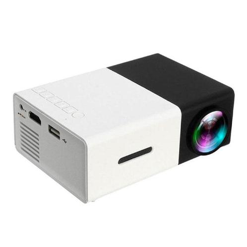 YG300 LED Projector - Mini Beamer Home Media Speler Zwart, Audio, Tv en Foto, Diaprojectors, Nieuw, Verzenden