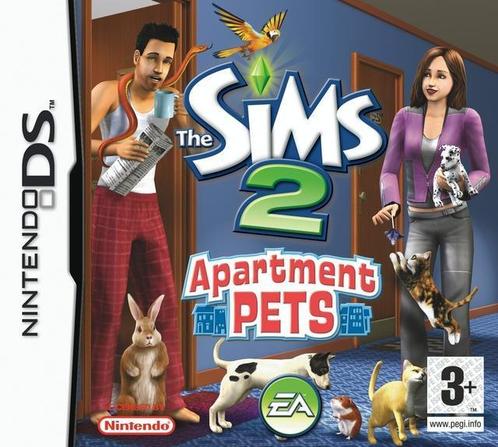 De Sims 2: Appartementsdieren (DS) 3DS, Spelcomputers en Games, Games | Nintendo DS, 1 speler, Zo goed als nieuw, Vanaf 3 jaar