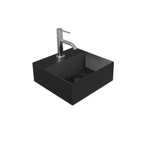 Fontein Salenzi Spy 30x30 cm Mat Zwart (inclusief, Doe-het-zelf en Verbouw, Sanitair, Overige typen, Nieuw, Ophalen of Verzenden