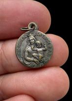 Gotische en esoterische medaille in Franse bronzen van