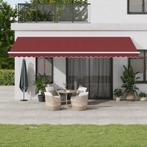 vidaXL Luifel handmatig uittrekbaar met LED 600x350 cm, Tuin en Terras, Verzenden, Nieuw